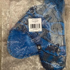 NEW THE NORTH FACE HAT LITTLES FAROE BEANIE HAT CLEAR LAKE BLUE MEDIUM